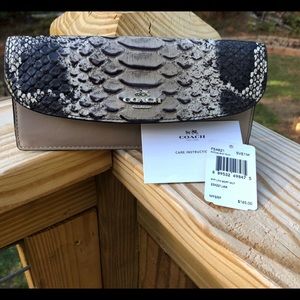 Coach python envelope wallet